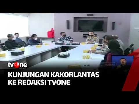 Kakorlantas Lakukan Kunjungan ke tvOne untuk Kampanyekan Kepatuhan Lalu Lintas