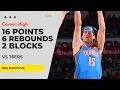 Branden Carlson CAREER-HIGH 16 Points 6 Rebs 2 Blocks vs 76ers - Mar 19 2025 I season