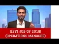 Operations Manager High paid jobs 2018