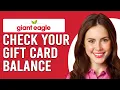 How To Check Your Giant Eagle Gift Card Balance How Do I Check Balance Of Giant Eagle Gift Card