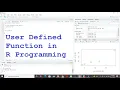 how to make a user defined function in R programming How to make a custom function in R studio