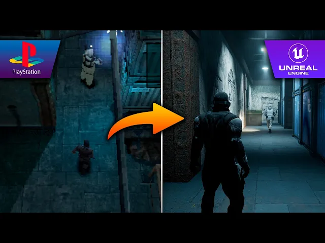Hice el REMAKE de METAL GEAR SOLID (1998) de PS1 con Unreal Engine 5