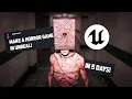 I Made A Horror Game In Unreal With No Experience in 5 Days