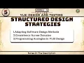 5 Structured Design Strategies Explained Module 5 6th Sem VLSI ECE VTU
