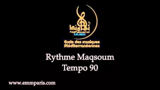 Rythme Maqsoum إيقاع مقسوم Tempo 90 