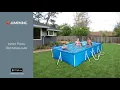 Intex Portable Prefab Above Ground Readymade Swimming Pool Rectangular