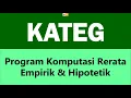 Download Lagu KATEG: Program Kategorisasi Skor Empirik dan Hipotetik