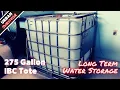 275 Gallon Emergency Water Storage Prepping with 5 Year Shelf Life IBC Tote Aquamira