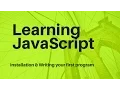 Learn JavaScript - Installing and writing your first program