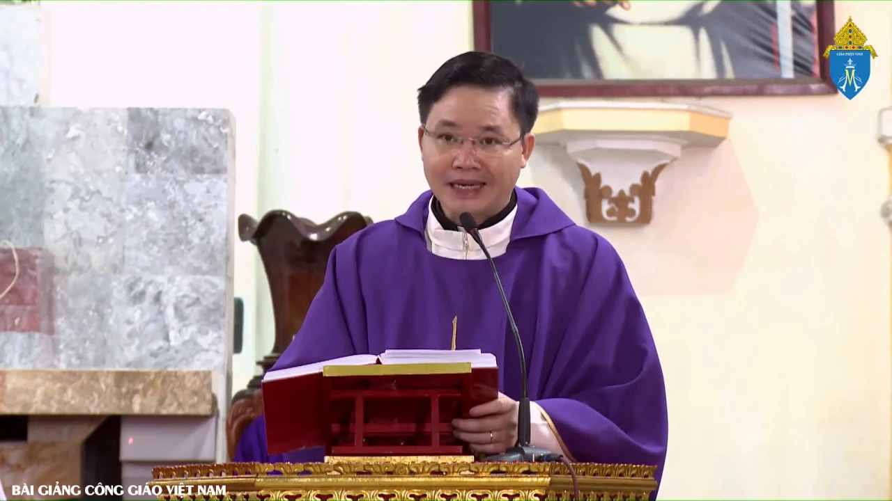 Outline Video CHA PHÊ RÔ NGUYỄN VĂN HƯƠNG - GP HÀ TĨNH, PGĐ ĐCV VINH THANH GIẢNG LỄ THỨ 2 TUẦN THÁNH 2020