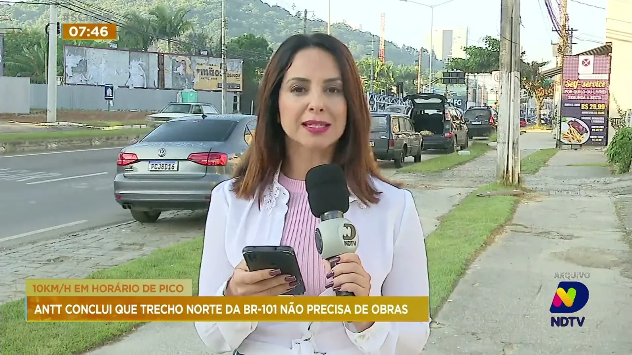 Relatório de concessionária indica que trecho Norte da BR-101 não precisa de novas obras