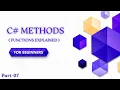 C Methods Functions Tutorial Complete Guide for Beginners 2025