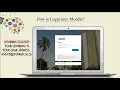 How to Login into Moodle