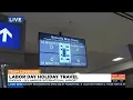 Travelers line up at Phoenix Sky Harbor for Labor Day weekend