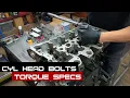 4D56U CYLINDER HEAD BOLTS TORQUE SEQUENCE L200 TRITON MONTERO SPORT