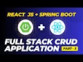 Creating New React JS Application ReactJS Spring Boot CRUD Full Stack App Part 3