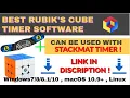 BEST RUBIK S CUBE TIMER SOFTWARE Rubik s Cube Timer With Stackmat