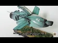 Bluebird - sci fi aircraft scratch build model