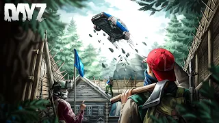 АТАКА С НЕБА! История БЕЗУМНОГО рейда базы на машине – DayZ