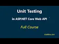 Chapter-8 Unit Testing in ASP NET Core Web API Clean Architecture Microservices Architecture