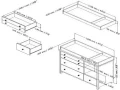 Get South Shore Little Smileys Changing Table with Removable Changing Stat Product images
