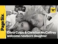 Olivia Culpo and Christian McCaffrey introduce their newborn daughter and share her name