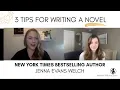 How to write a Novel - AWESOME advice from successful author Jenna Evans Welch