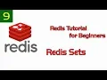 Redis Tutorial for Beginners 9 - Redis Sets
