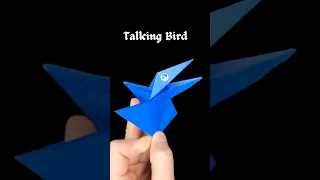 Easy Origami Talking Bird Easy Fun Origami Tutorial