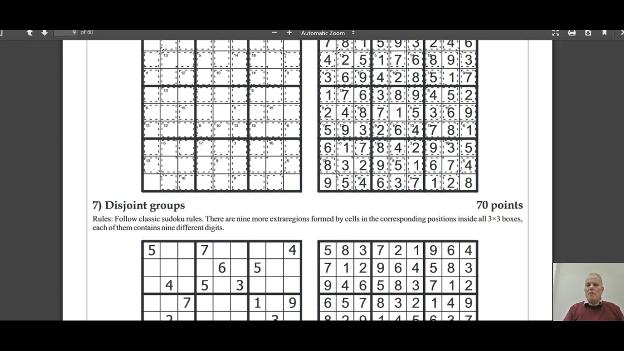 World Sudoku Championship Booklet: part 1