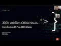 JSON Schema in Oracle Database 23c