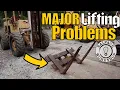 RARE Wheel Loader Forklift LIFTING Repairs Clark Michigan 35AWS All-Terrian Forklift