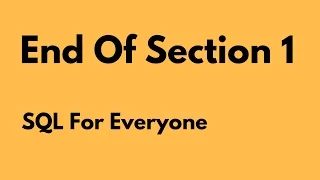 SQL For Everyone - Tutorial 18