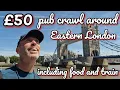 London pub crawl with food train and 4 and half pints for 50 Good deal for 2026