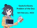 Sorted insert for circular linked list GeeksforGeeks POTD 5th Feb 2024