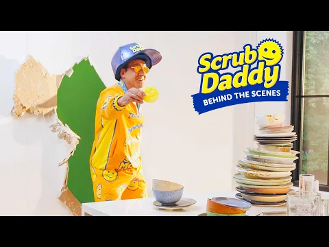 Behind The Scenes Of Our New Commercial Featuring *THE* SCRUB DADDY! - YouTube thumbnail