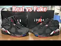 Air Jordan 8 Playoffs Real Vs Fake Review