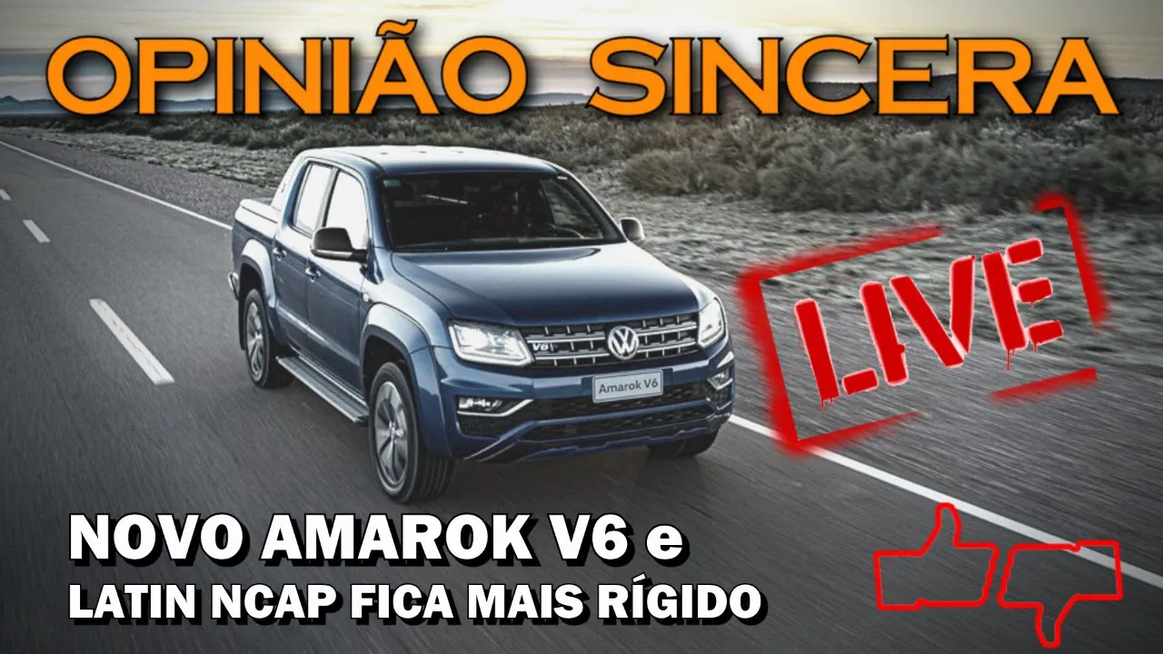 Nova VW Amarok V6 258 cv diesel e Latin Ncap endurece regras: novo protocolo