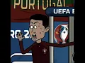 o dia que Ronaldo virou técnico na final da euro de 2016.#lifeisbutadream