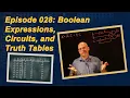 Ep 028 Boolean Expressions Circuits and Truth Tables