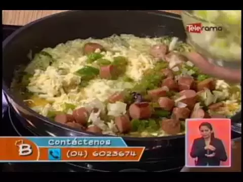 Omelette criollo