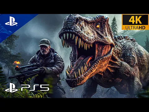 Download MP3 Dinosaur HUNTER™ LOOKS ABSOLUTELY TERRIFYING | Ultra Realistic Graphics [4K 60FPS HDR] Instinction