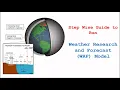 Steps to Run WRF Model - Input Dataset