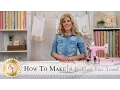 Country Kitchen Ruffled Tea Towels with Jennifer Bosworth of Shabby Fabrics