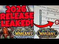 Classic Plus WOTLK Anniversary LEAKED REAL LEAK