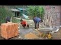 With their skillful hands, BINH and NGOC built a convenient toilet together.