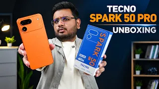Tecno Spark 50 Pro Unboxing | 6000mAh,60W,8GB!! 