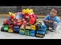 Download Lagu Toy Vehicles - Learn Colors \u0026 Vehicle Names - Unboxing Truck Cars Toys for Kids