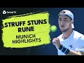 Jan-Lennard Struff vs Holger Rune Highlights Munich 2024