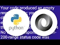 JSONDecodeError Expecting value line 1 column 1 char 0
